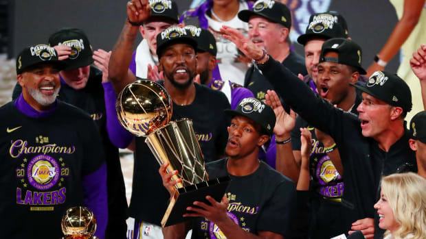 rajon rondo rob pelinka dion waiters kentavious caldwell pope phil handy jeanie buss lakers